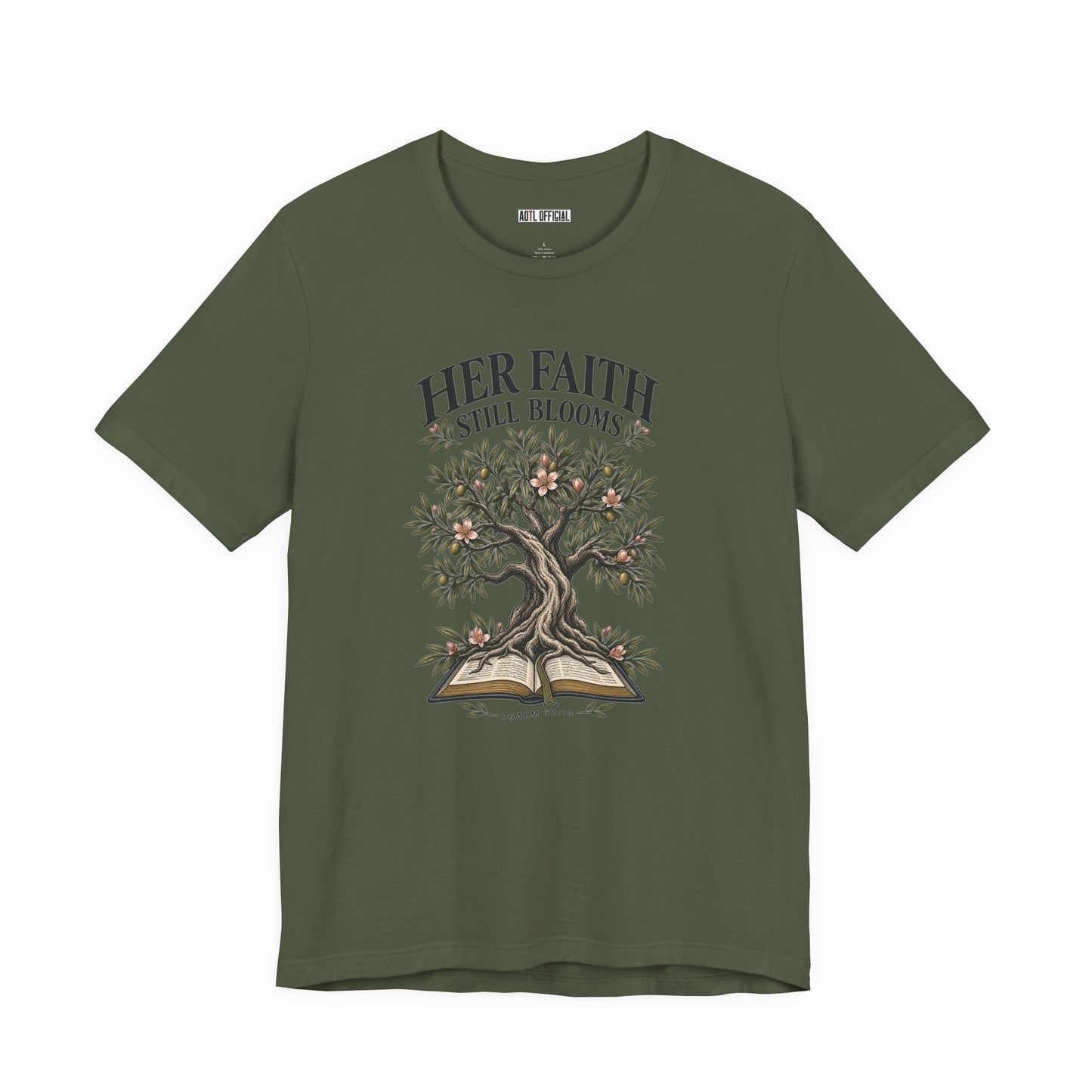 Her Faith Still Blooms Christian T-shirt