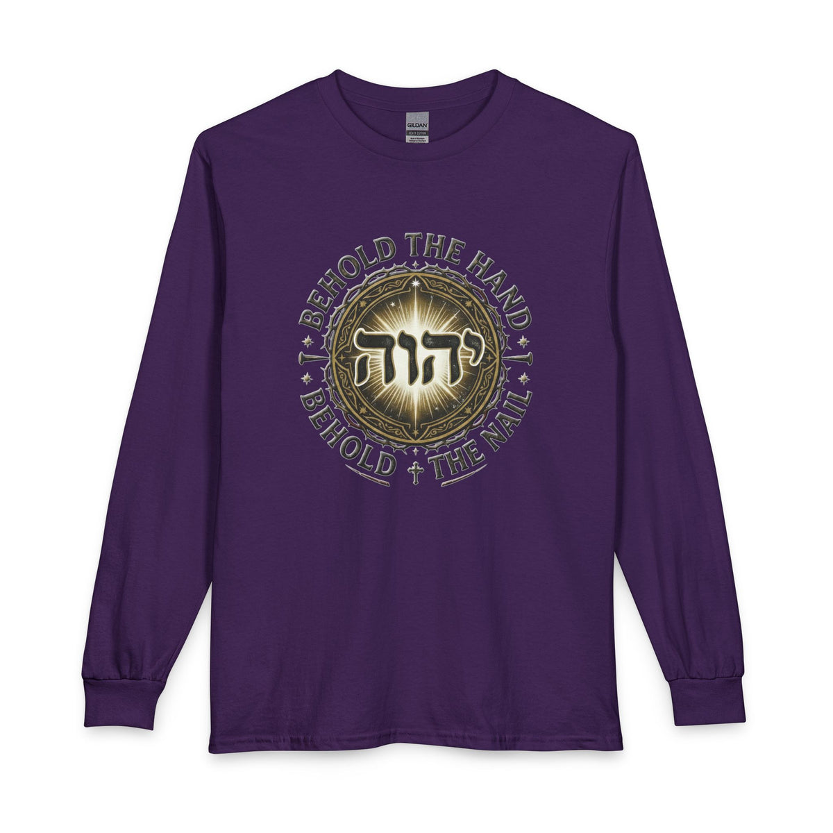 Behold The Hand, Behold The Nail Christian Long Sleeve Shirt