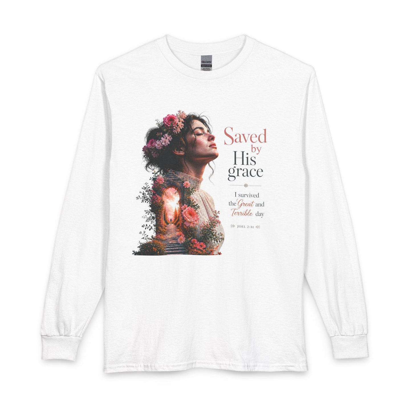 Pathway of Grace – I Survived the Great and Terrible Day (Joel 2:31) Christian Long Sleeve Shirt