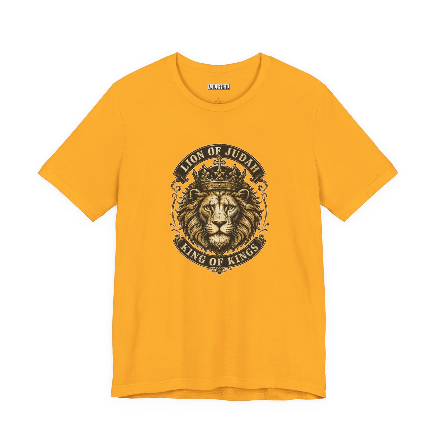 Lion of Judah – King of Kings Christian T-shirt