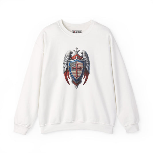Winged Guardian Unisex Heavy Blend™ Crewneck Sweatshirt