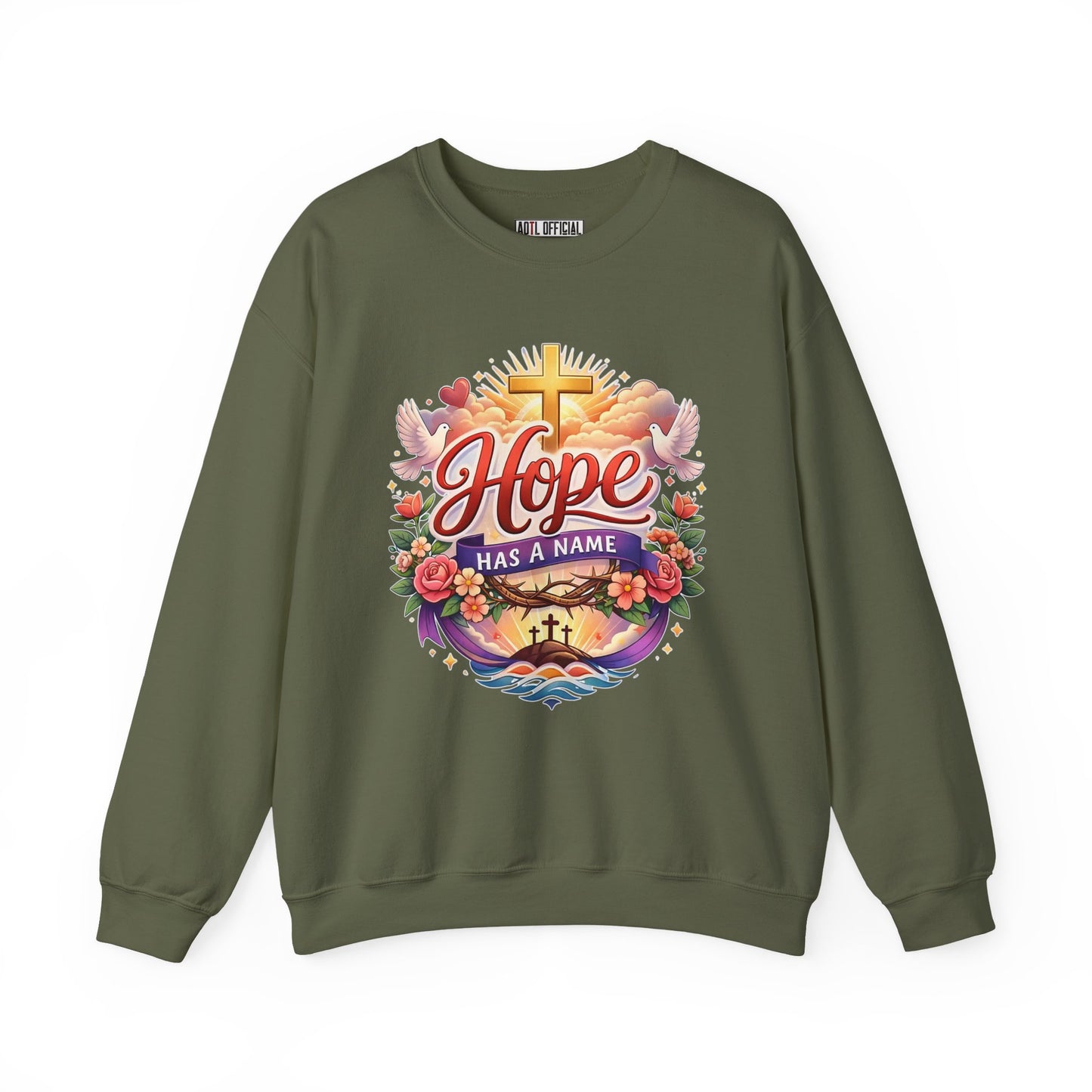 Hope Has A Name Nature Edition Unisex Heavy Blend™ Crewneck Sweatshirt