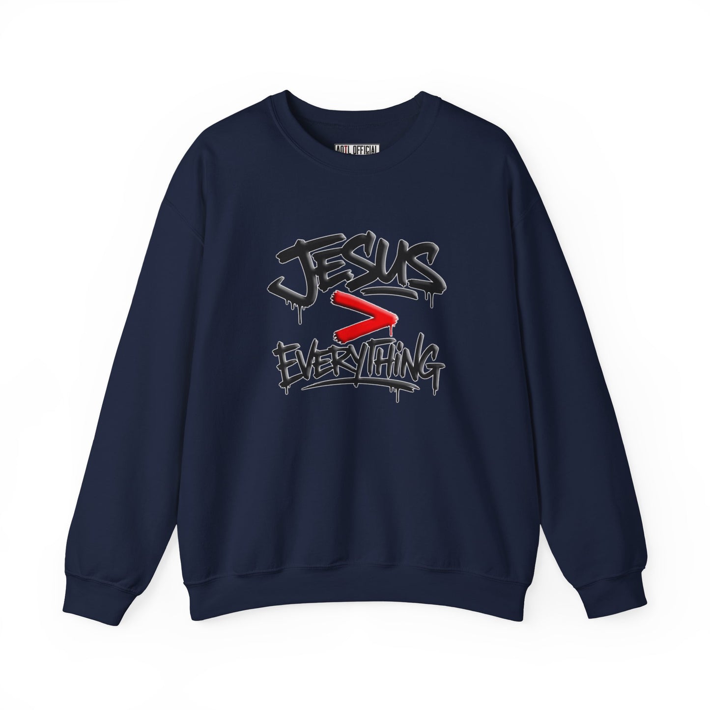 Jesus > Everything Graffiti Christian Sweatshirt