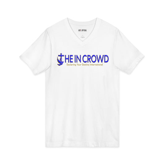 Blue and Gold The In Crowd V-Neck Tee
