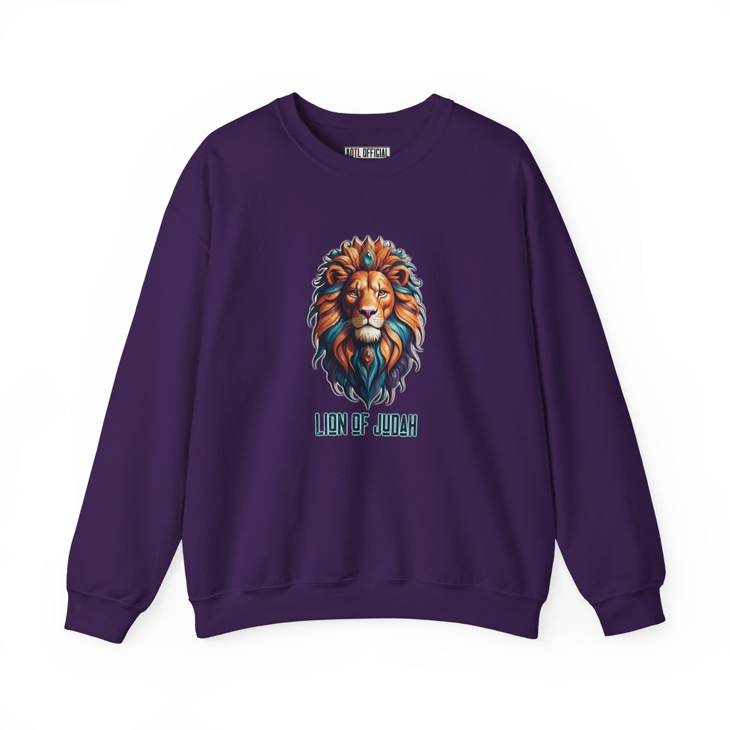 Majestic Savior  Lion of Judah  Unisex Heavy Blend™ Crewneck Sweatshirt