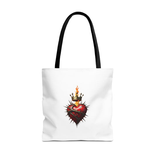 Sacred Heart Christian Tote Bag