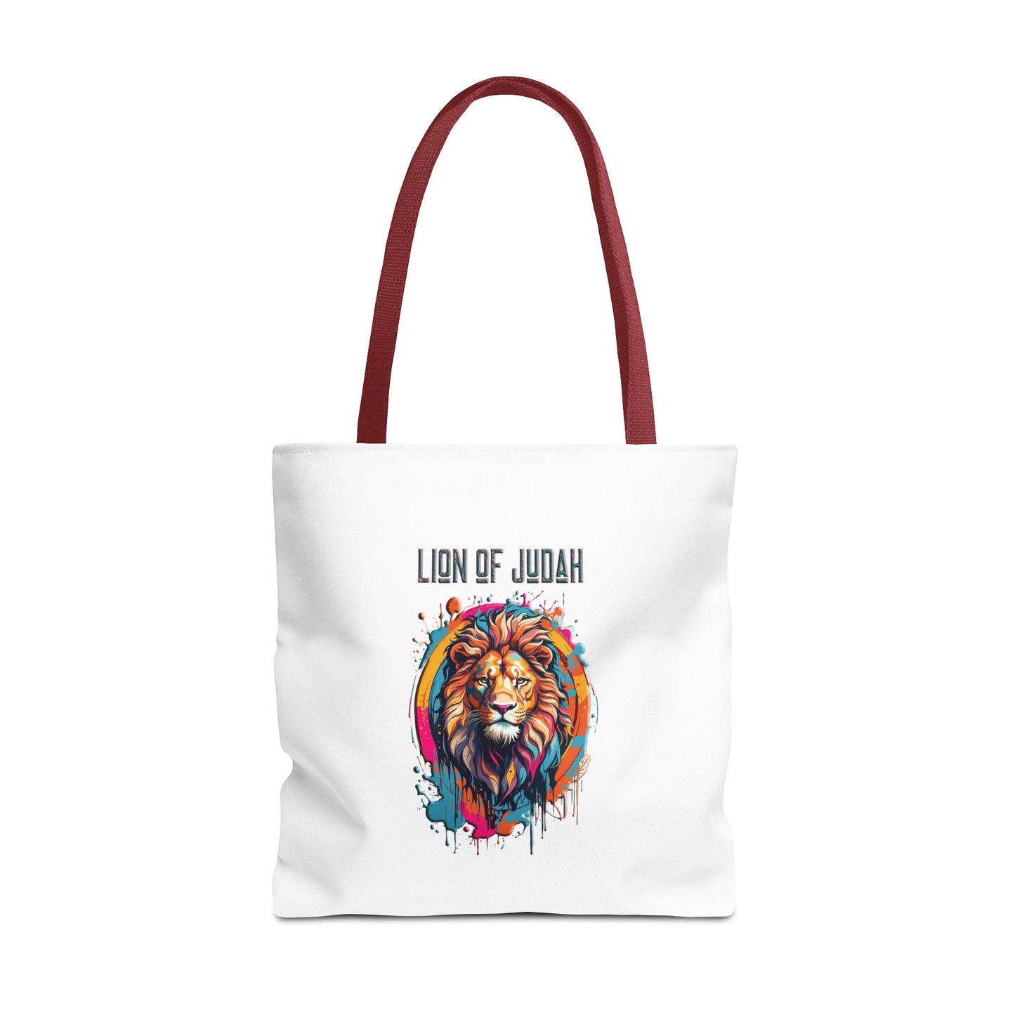 Graffiti Drip Lion Of Judah Christian Tote bag