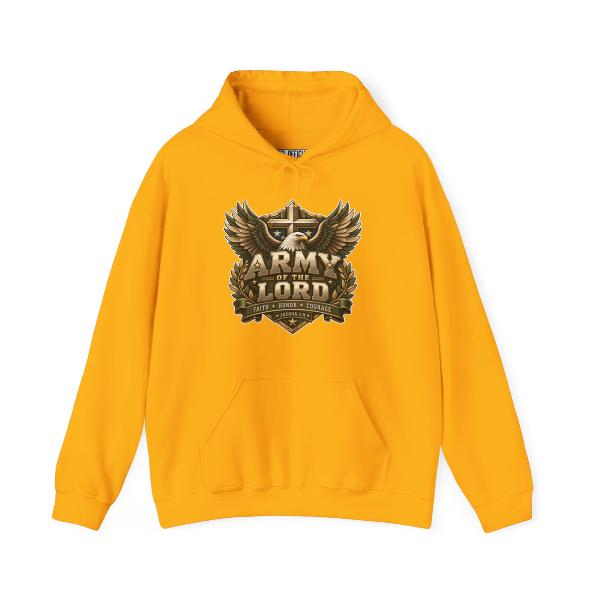 Army of the Lord — Faith, Honor & Courage Christian Hoodie