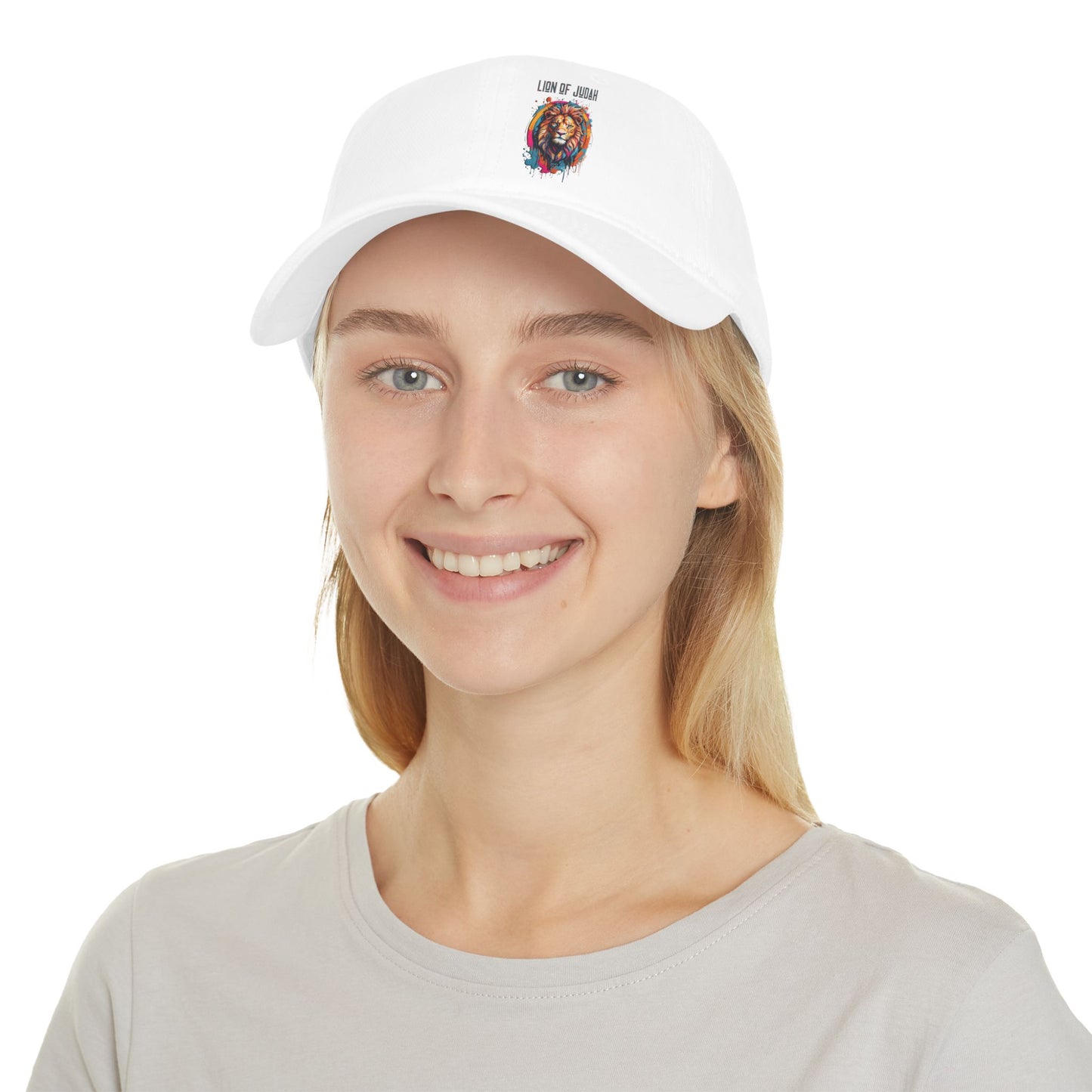 Graffiti Drip Lion Of Judah Christian Baseball Cap