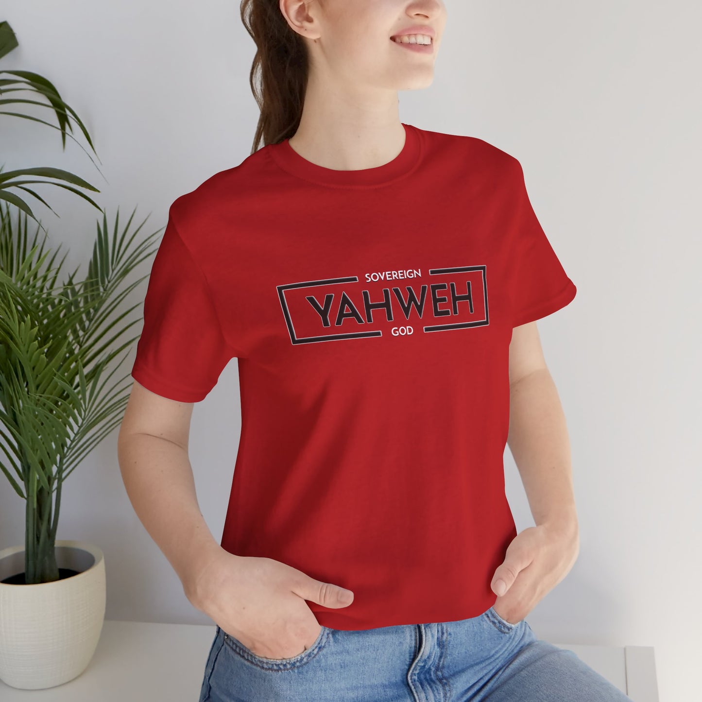 YAHWEH Sovereign God Unisex Short Sleeve Tee