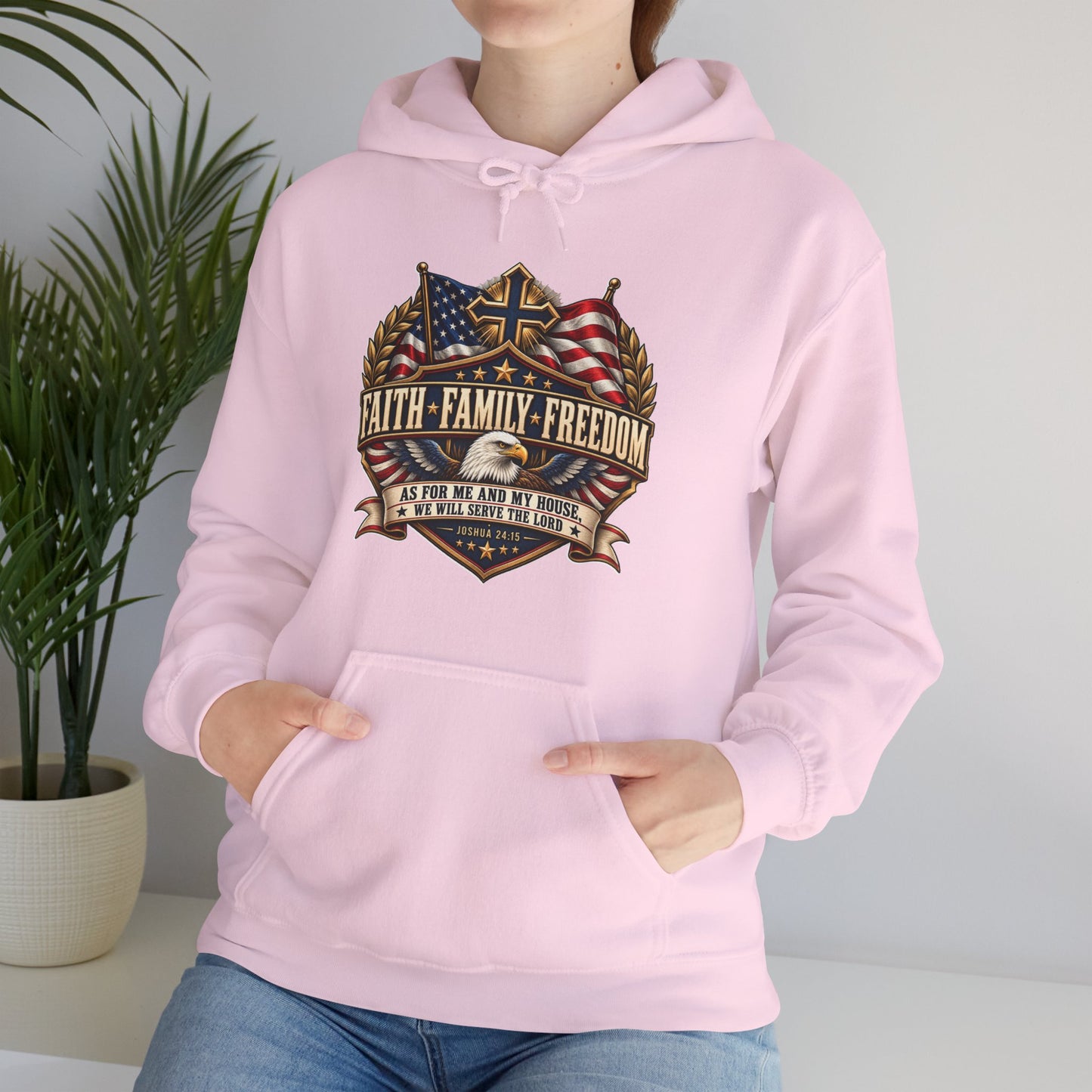 Faith. Family. Freedom. Christian Hoodie