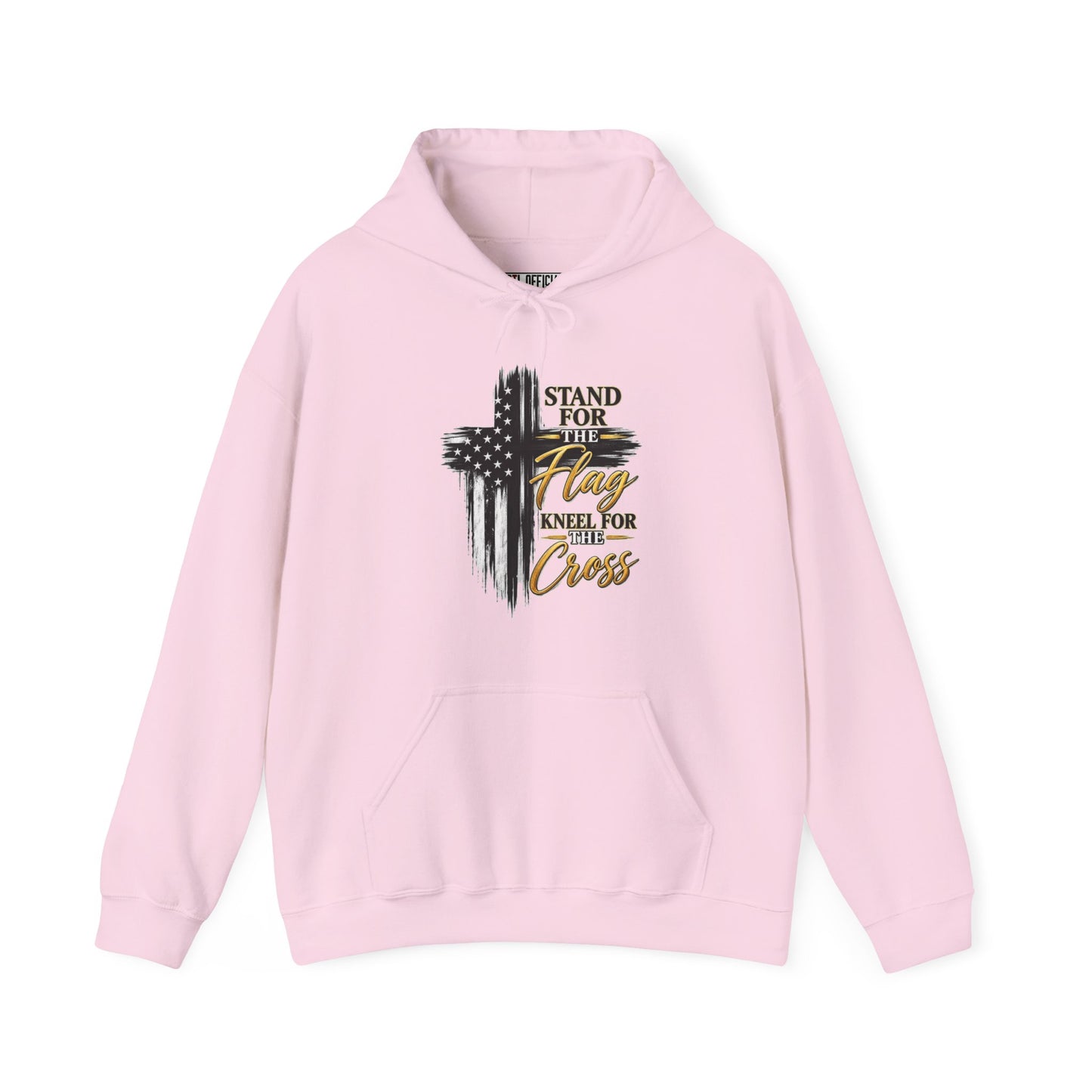 Stand for the Flag, Kneel for the Cross Christian Hoodie