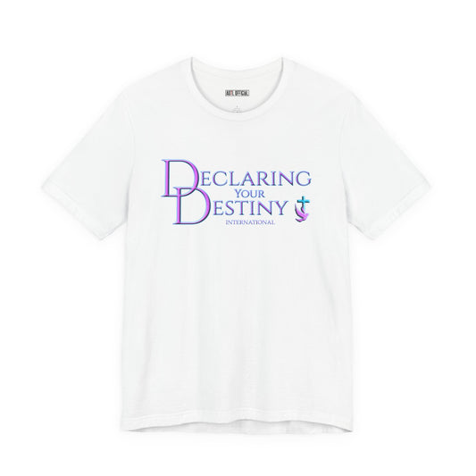 Declaring Your Destiny purple logo/Purple Lightning Alpha & Omega