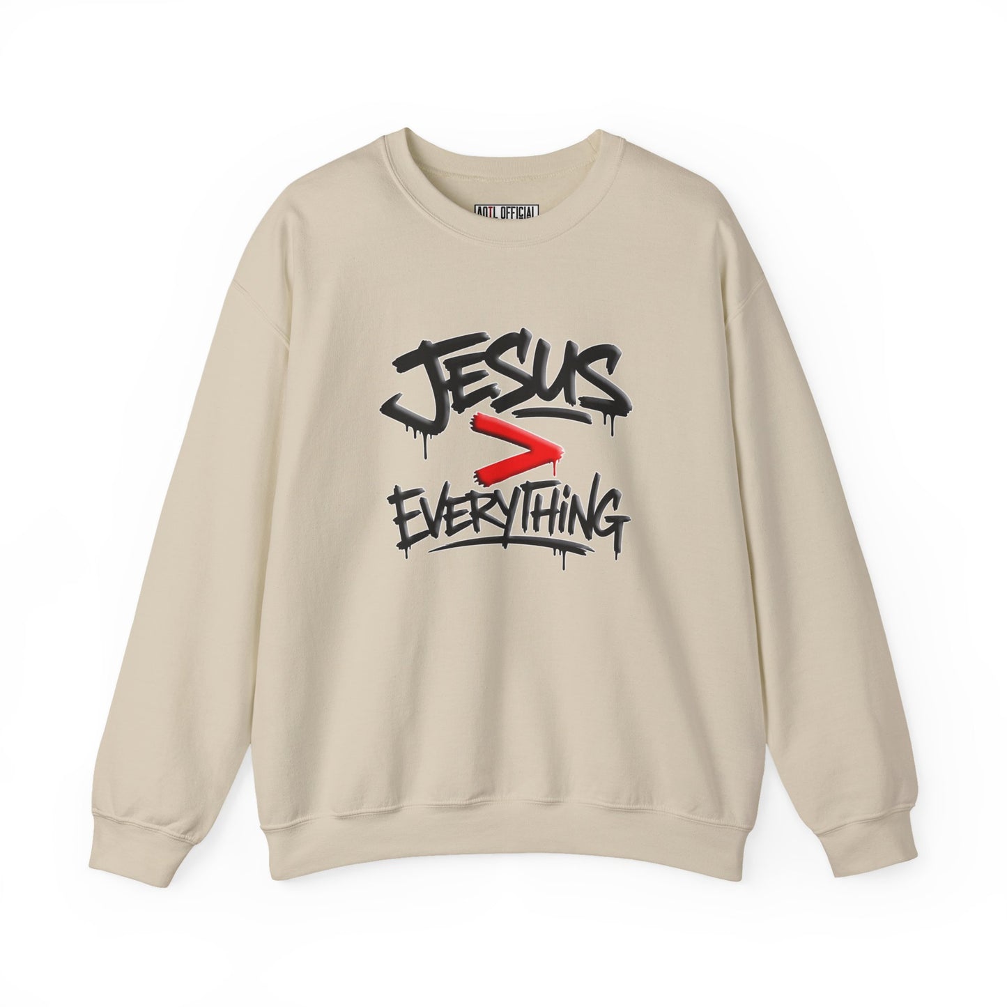 Jesus > Everything Graffiti Christian Sweatshirt