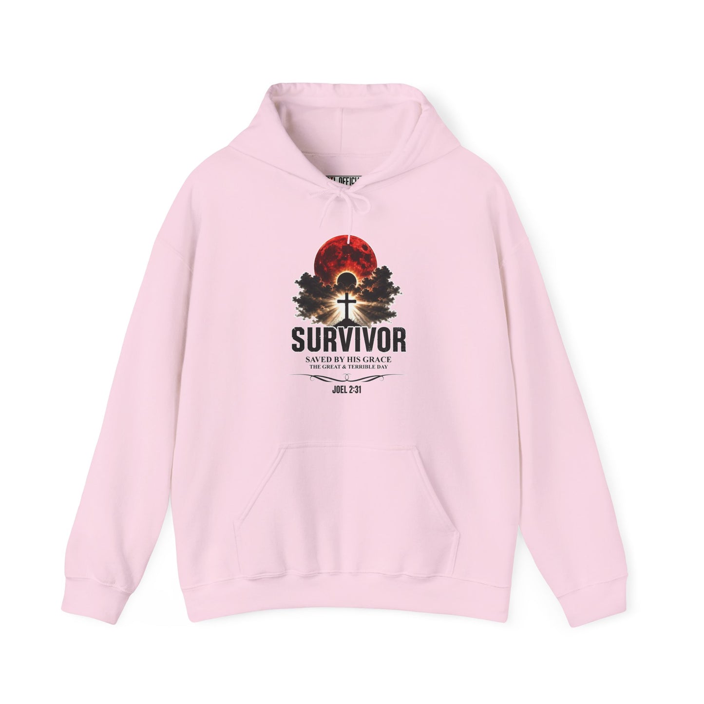 Survivor - Saved by His Grace (Joel 2:31) Christian Hoodie