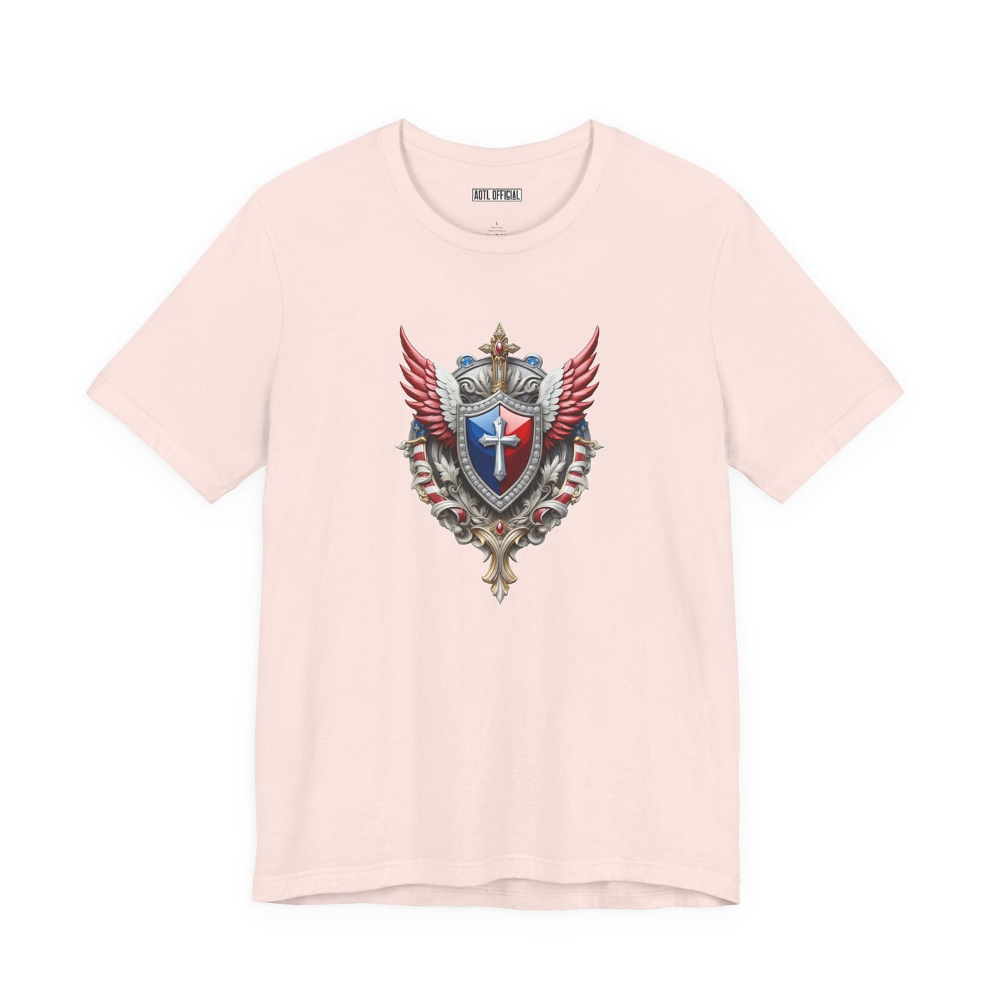 Celestial Heritage Christian Patriotic Unisex Short Sleeve Tee