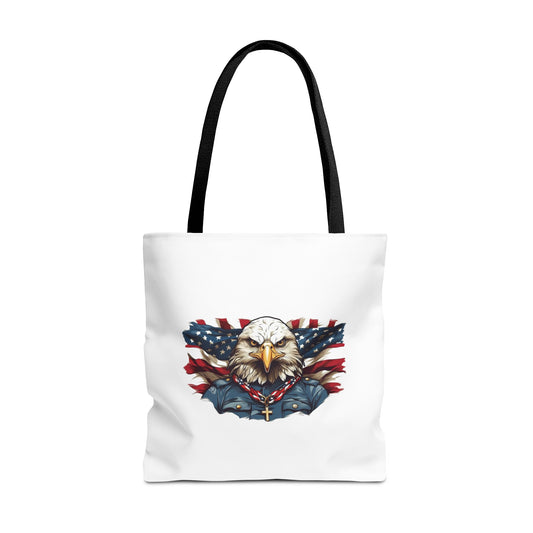 Defender Of Liberty Patriotic Christian Tote bag