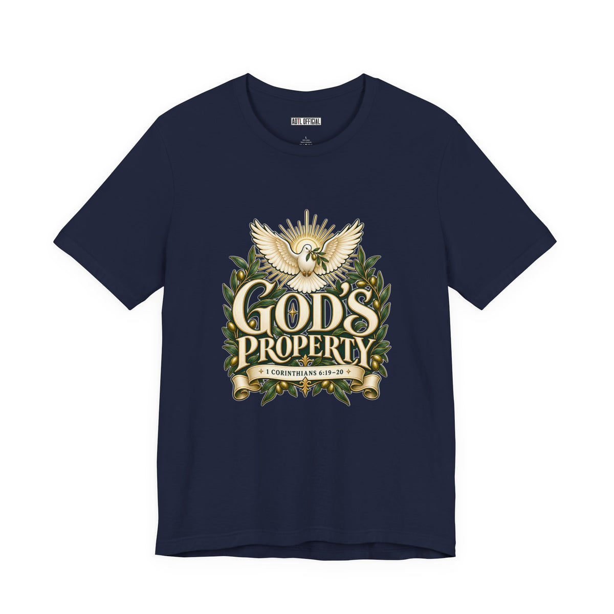 God’s Property — Bought with a Price  Christian T-shirt