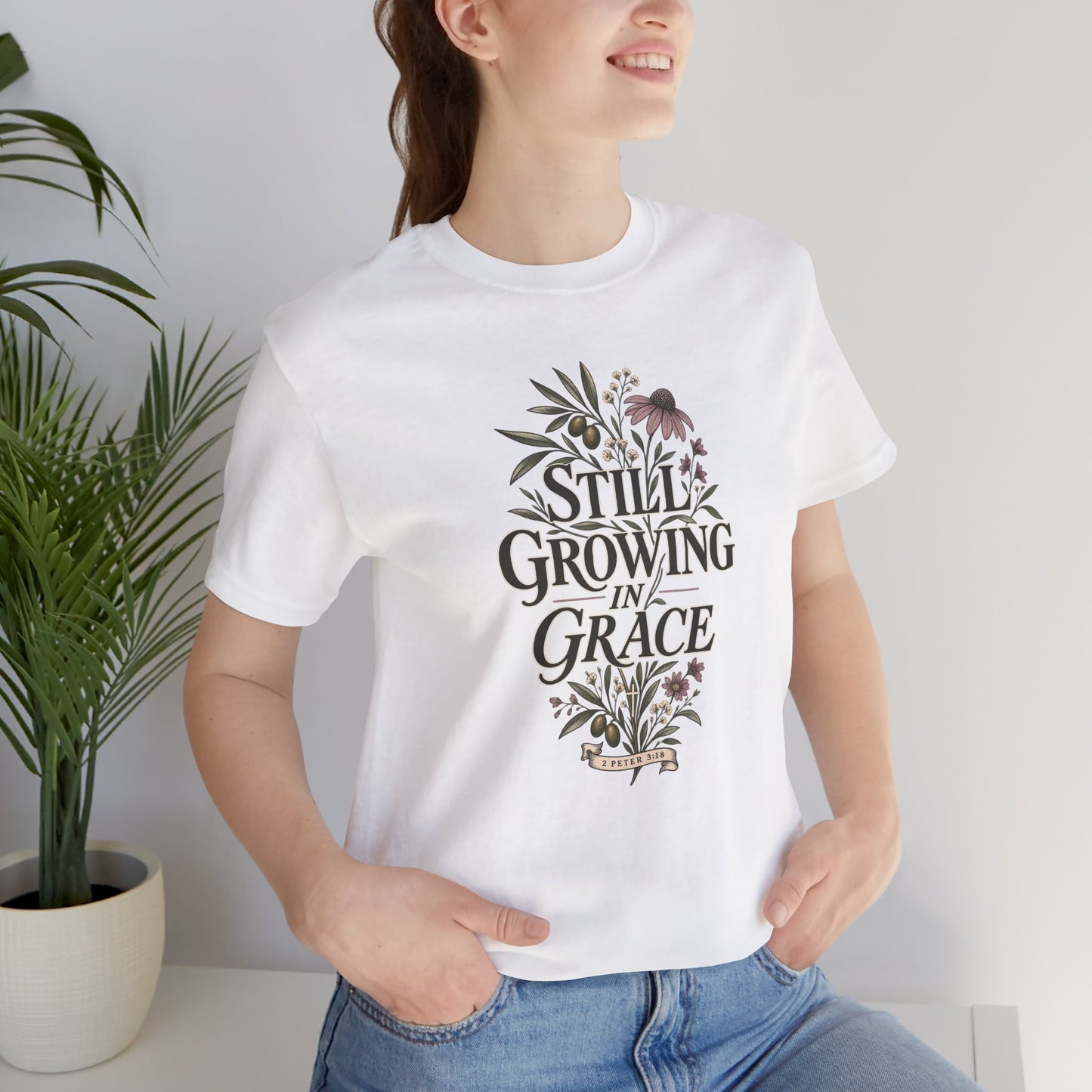 Still Growing in Grace Christian T-shirt