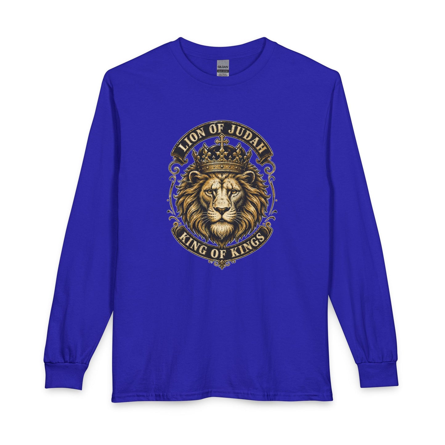 Lion of Judah – King of Kings Christian Long Sleeve Shirt