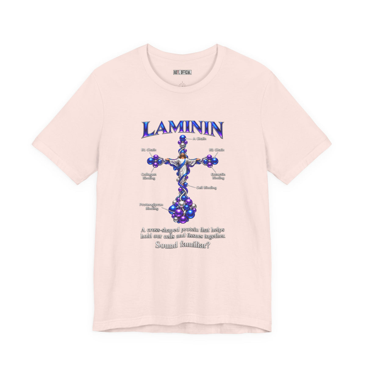 LAMININ Cross Design – Christian T-shirt