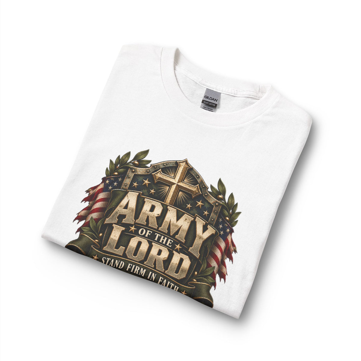 Army of the Lord — Stand Firm in Faith Christian Long Sleeve Shirt