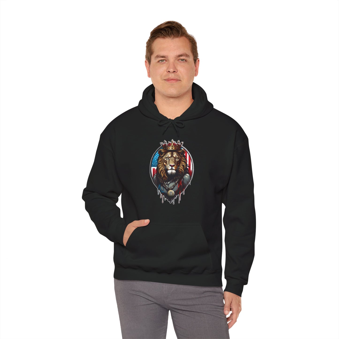 Royal Majesty: Lion of Judah Unisex Heavy Blend™ Hooded Sweatshirt