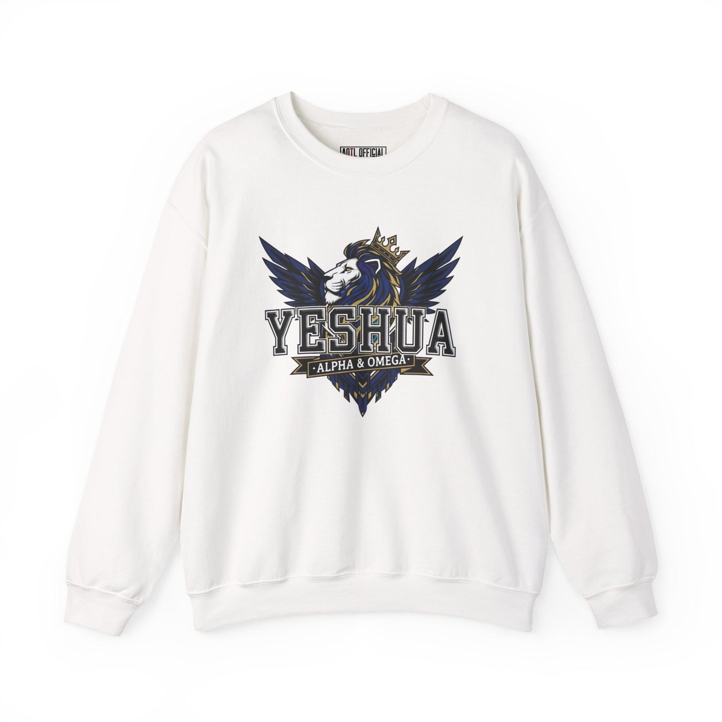 Yeshua: Lion of Judah Reigns Unisex Heavy Blend™ Crewneck Sweatshirt