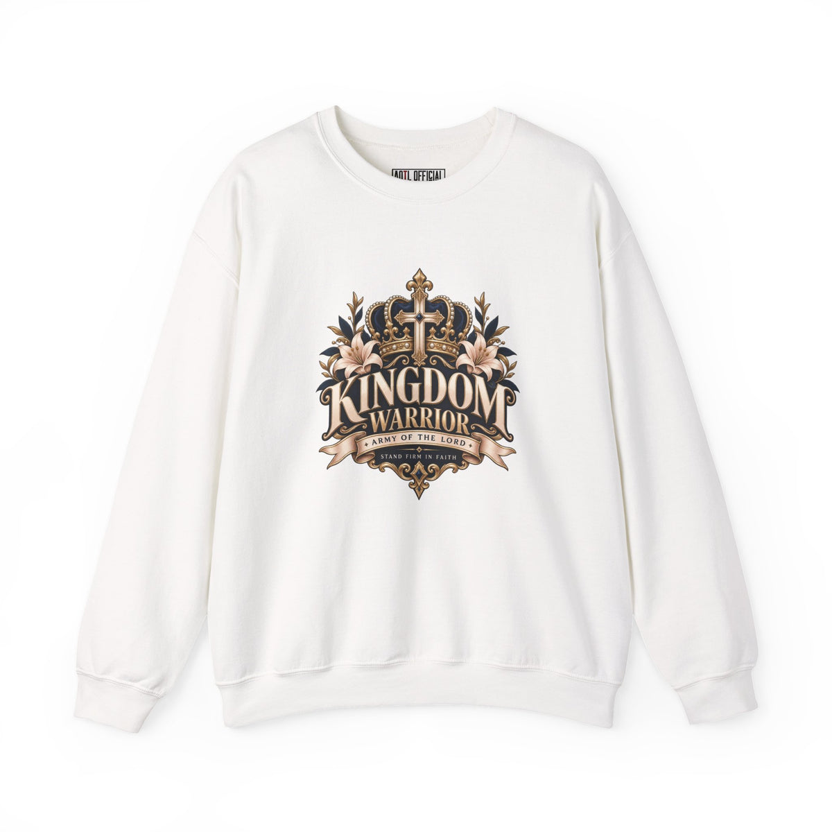 Kingdom Warrior — Army of the Lord Christian  Sweatshirt. Created for believers who stand firm in their faith. 