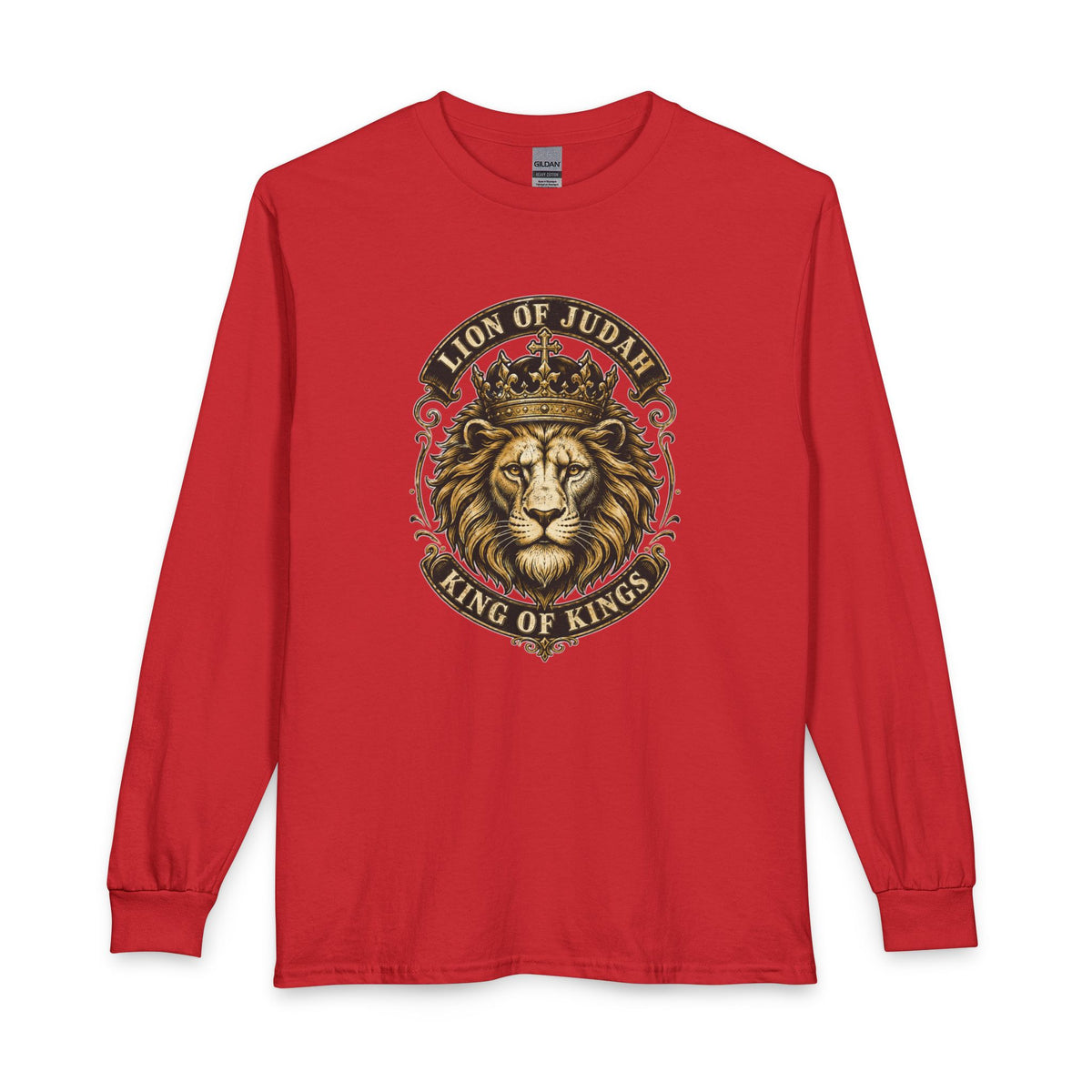 Lion of Judah – King of Kings Christian Long Sleeve Shirt