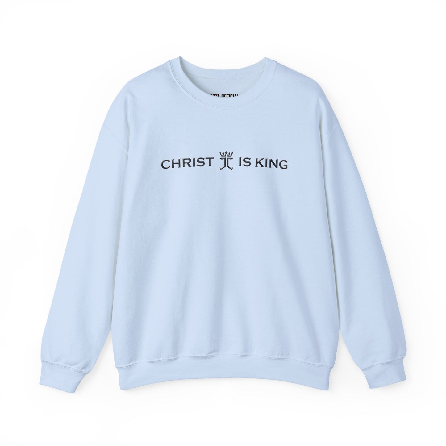 Christ is King featuring the Jesus Christ is King logo Unisex Heavy Blend™ Crewneck Sweatshirt