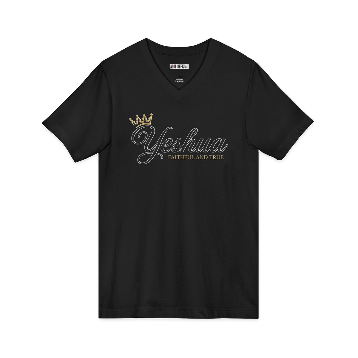 Yeshua Faithful And True Christian V-Neck Tee