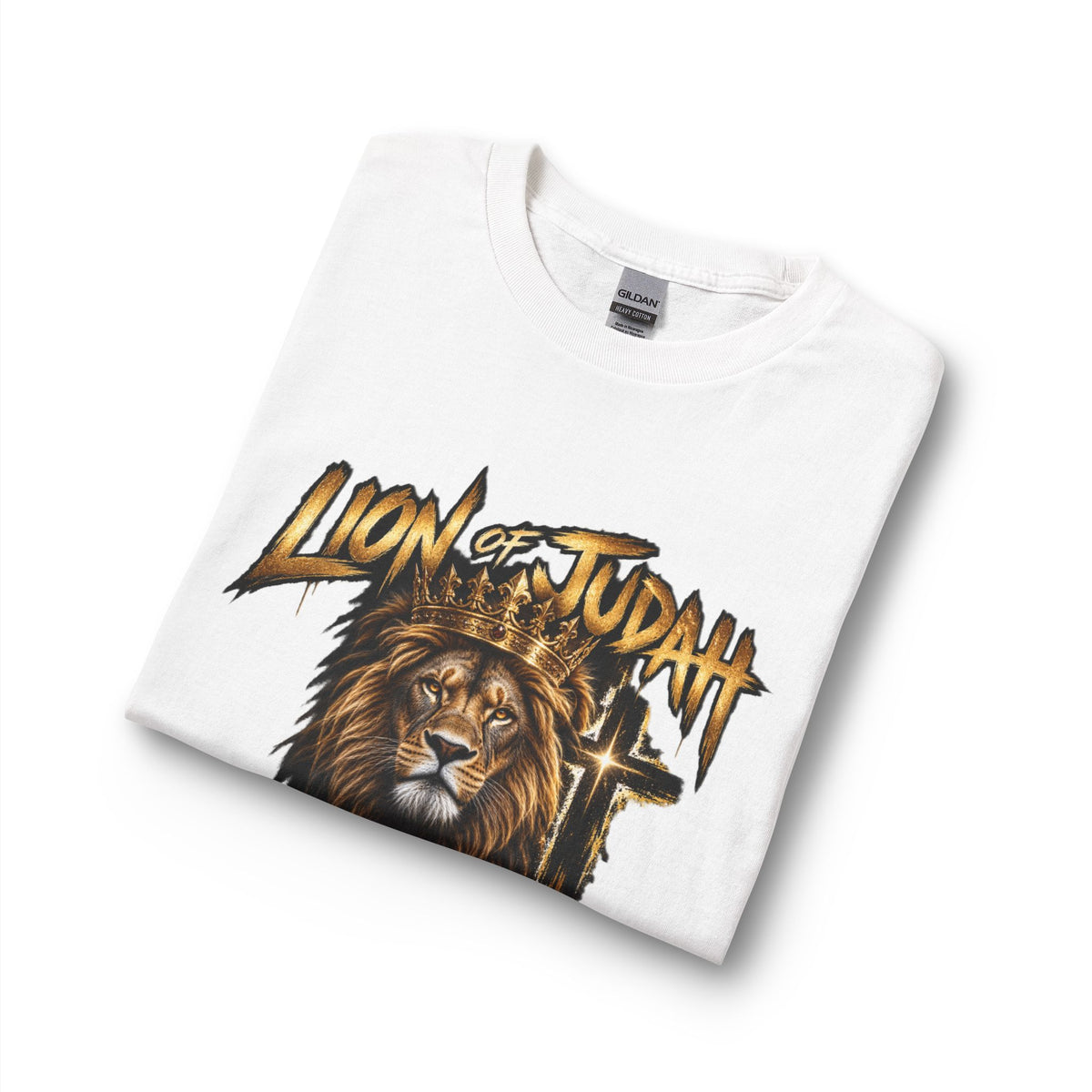 Lion of Judah — Faith Over Fear Christian Long Sleeve Shirt