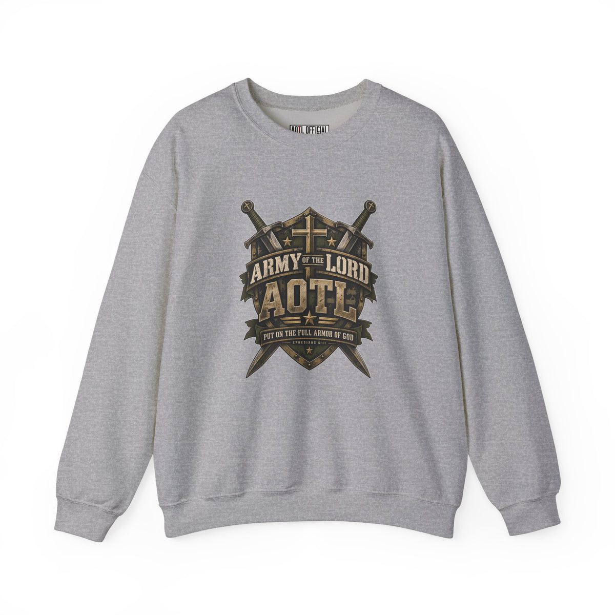 AOTL — Full Armor of God Christian Sweatshirt