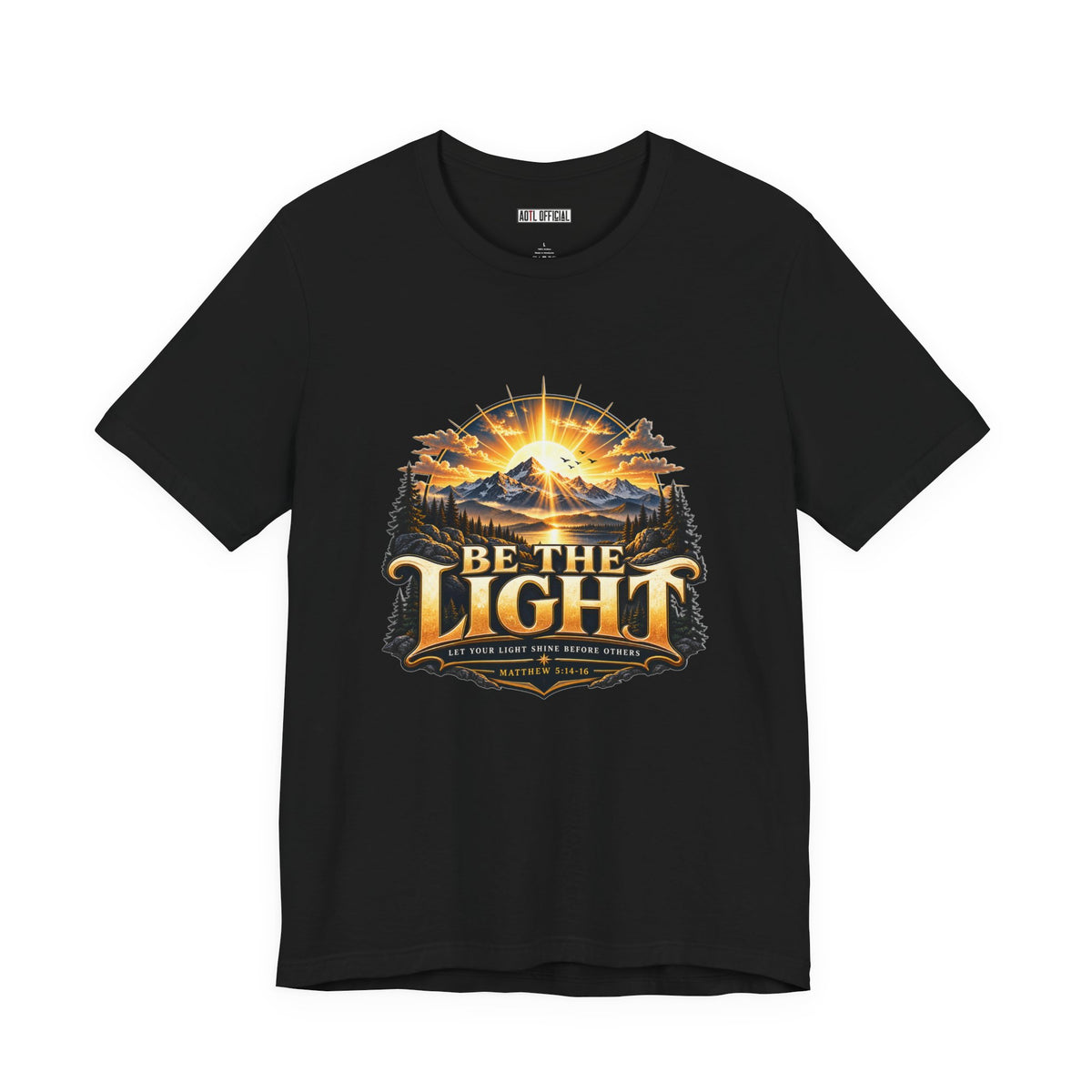 Be the Light – Matthew 5:14-16 Christian T-shirt
