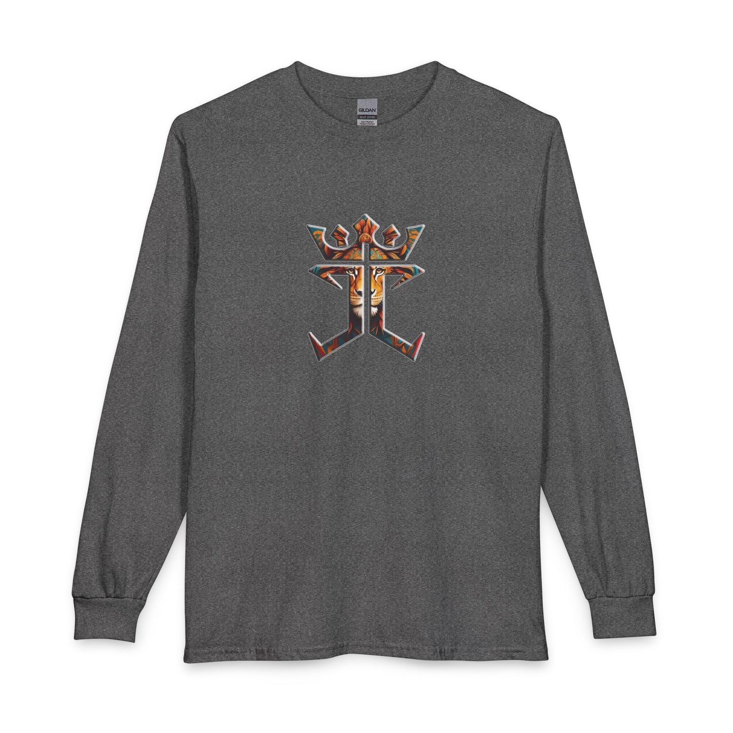 JC Lion Of Judah Logo Christian Long Sleeve Shirt