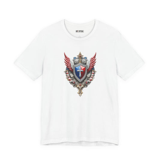 Celestial Heritage Christian Patriotic Unisex Short Sleeve Tee