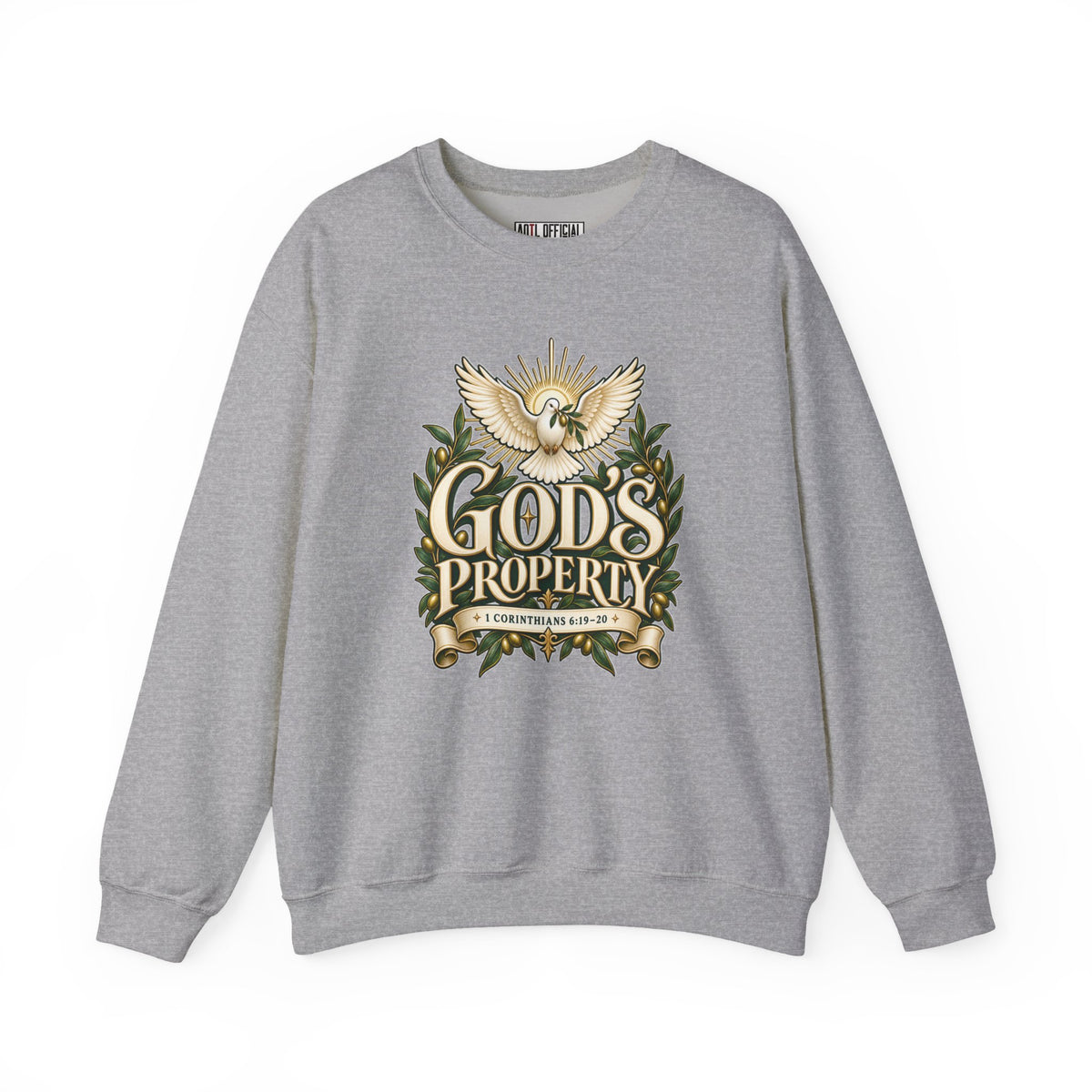 God’s Property — Bought with a Price Christian Sweatshirt