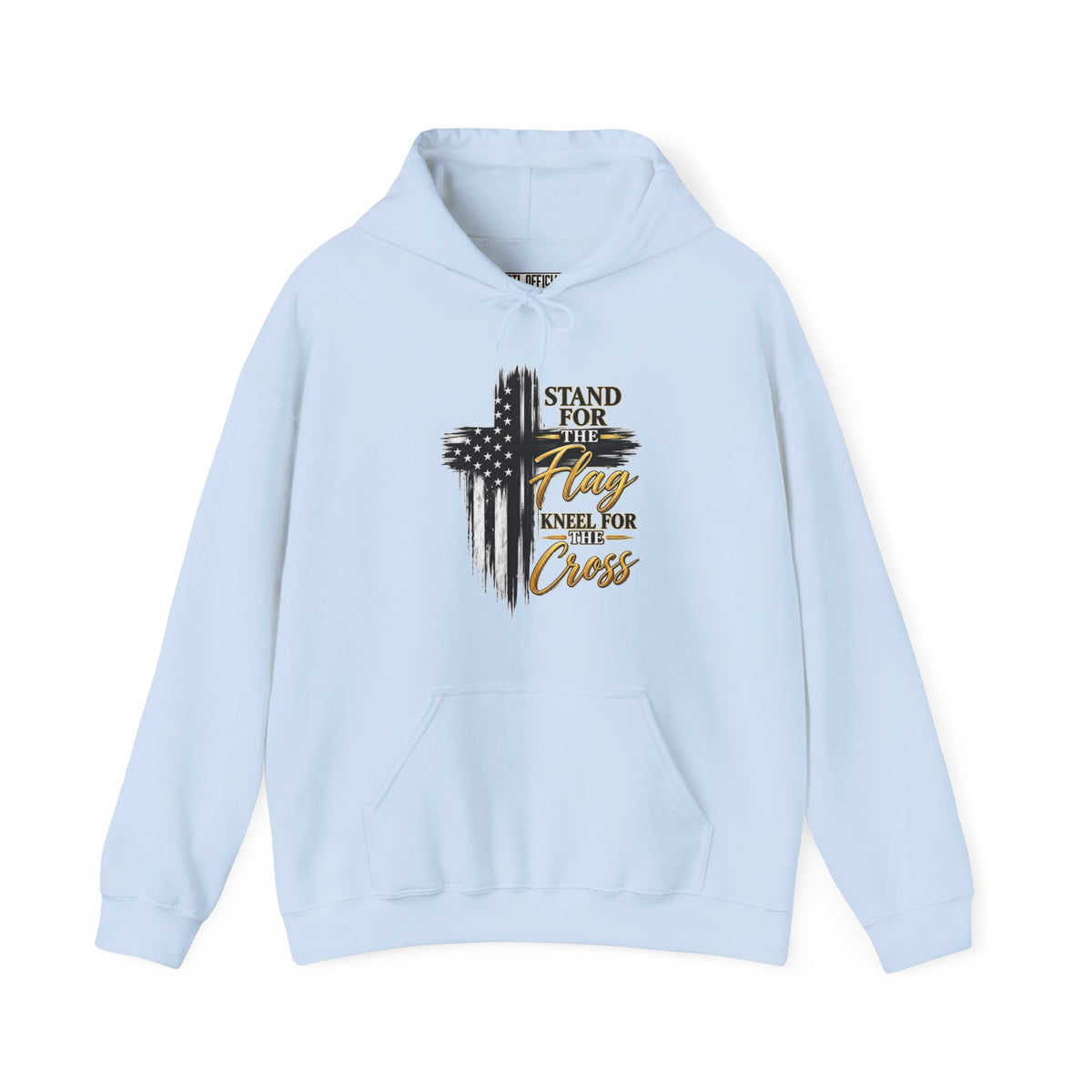 Stand for the Flag, Kneel for the Cross Christian Hoodie