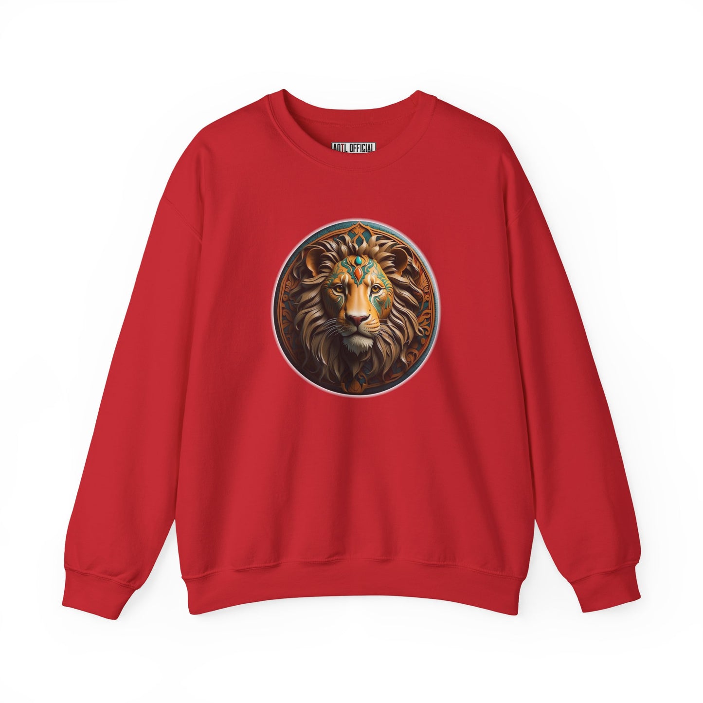 Majestic Redeemer Lion of Judah  Unisex Heavy Blend™ Crewneck Sweatshirt