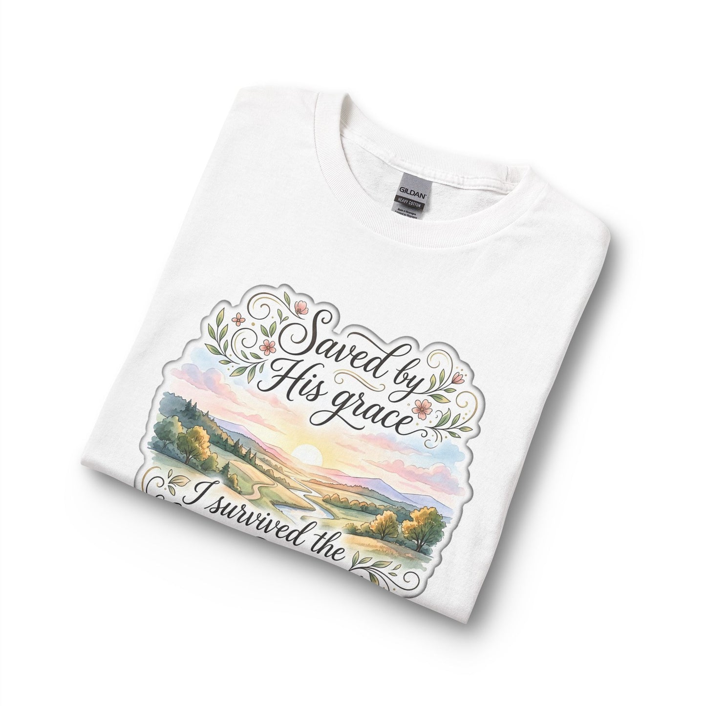Grace Beyond the Horizon – I Survived the Great and Terrible Day (Joel 2:31) Christian Long Sleeve Shirt