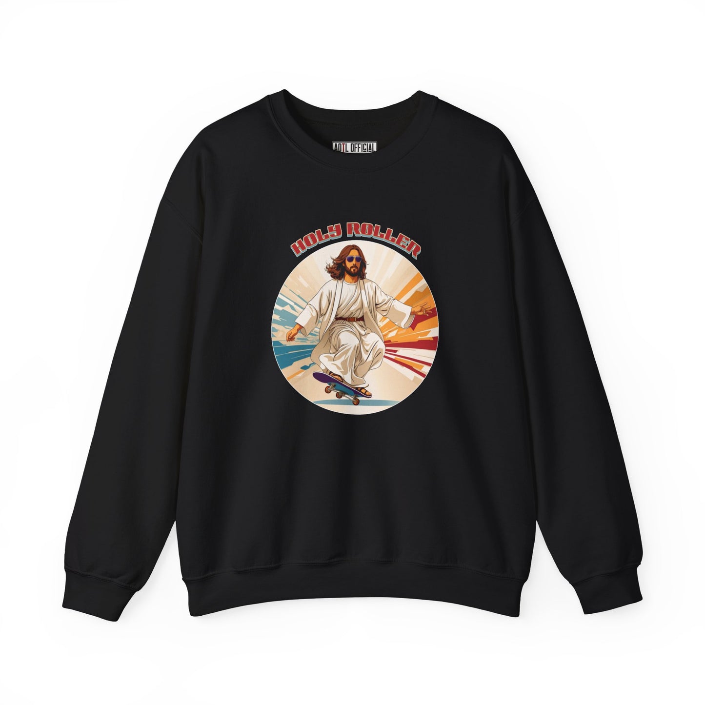 Holy Roller Jesus Unisex Heavy Blend™ Crewneck Sweatshirt