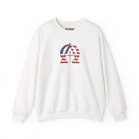 Alpha & Omega USA Unisex Heavy Blend™ Crewneck Sweatshirt