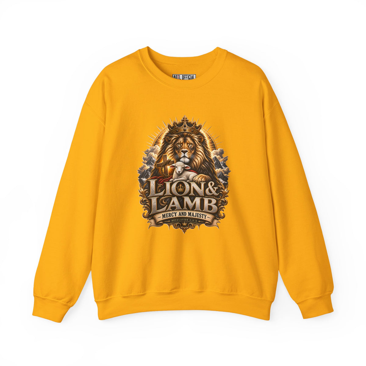 Lion & Lamb – Mercy and Majesty Christian Sweatshirt