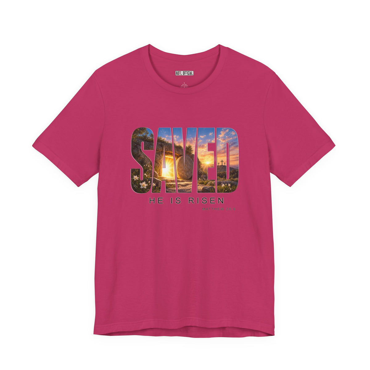 Saved-He Is Risen Christian T-shirt