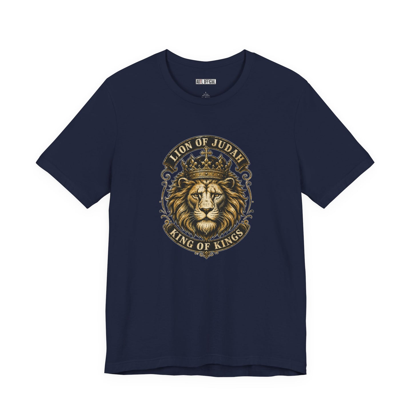 Lion of Judah – King of Kings Christian T-shirt