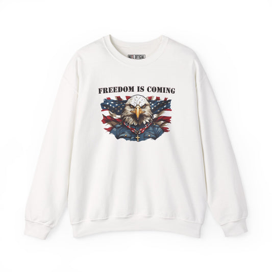 Freedom is Coming Unisex Heavy Blend™ Crewneck Sweatshirt
