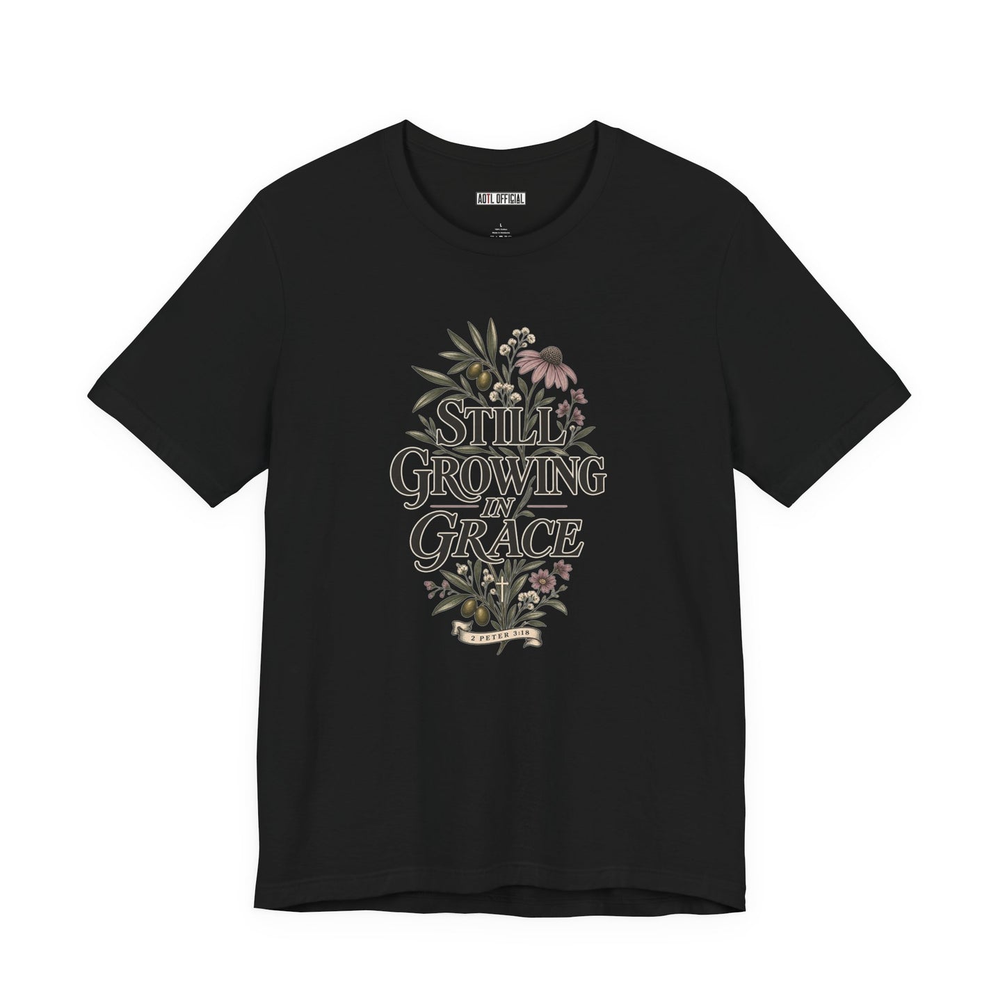 Still Growing in Grace Christian T-shirt