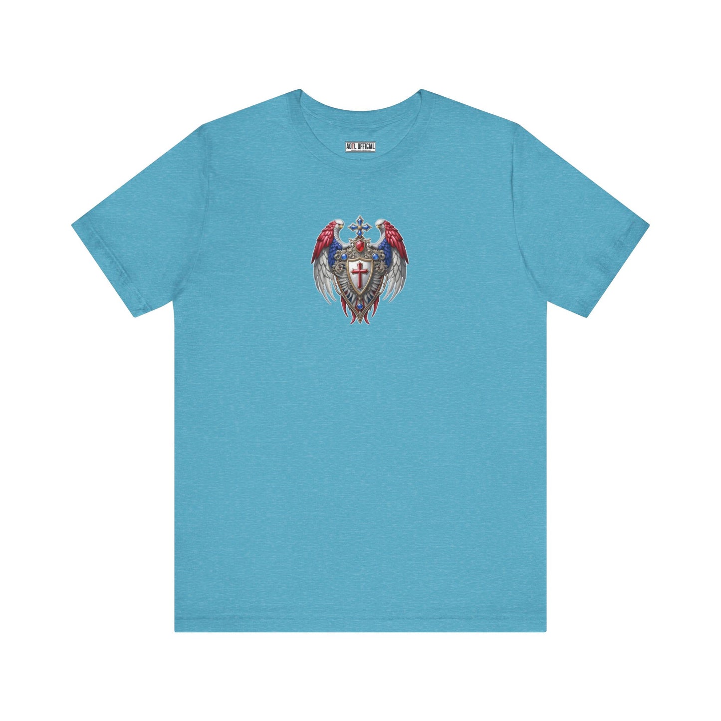Winged Guardians of Faith Christian Patriotic Unisex Short Sleeve Tee