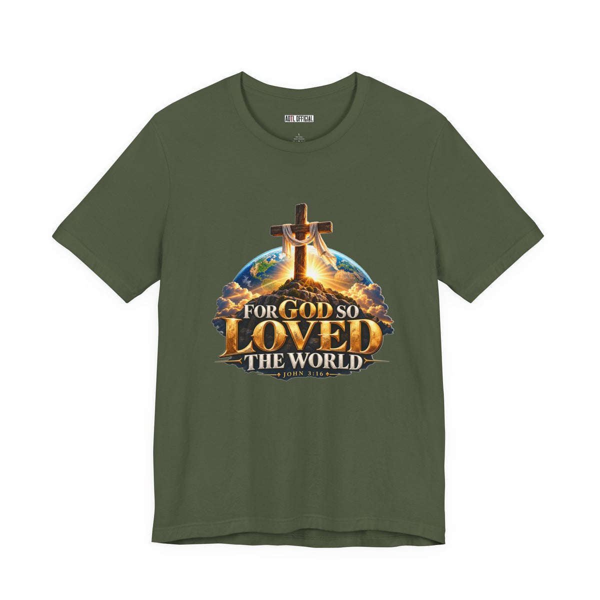 For God So Loved the World – John 3:16 Christian T-shirt